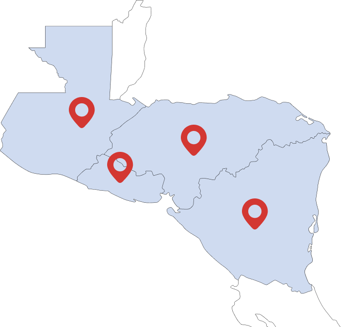 Imagen mapa de centro America